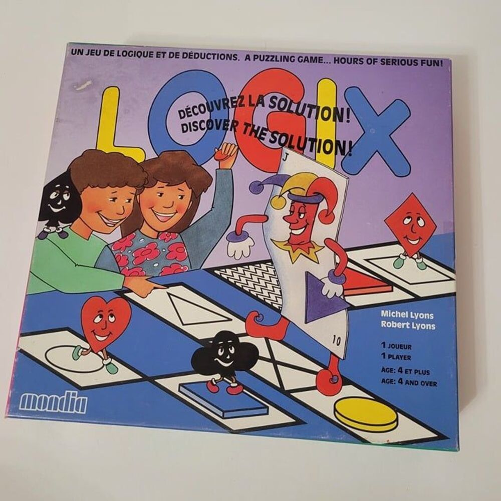 LOGIX Discover the Solution Decouvrez La Solution! Educational Puzzle Game